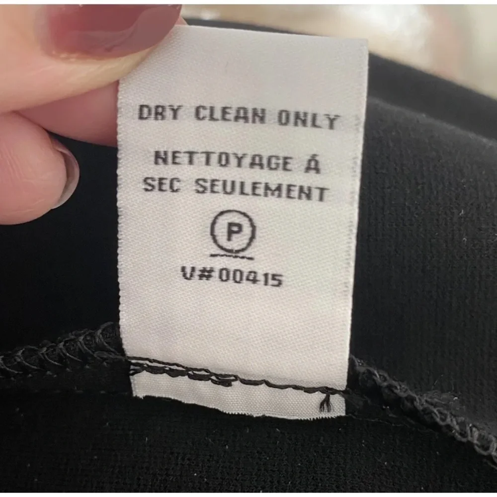 Diane Von Furstenberg DVF‎ Womens Koto Black Ponte Knit Skirt Career Size 4